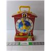 Image 1 : Vintage Fisher Price Music Box Teaching Clock, Working