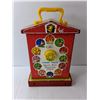 Image 2 : Vintage Fisher Price Music Box Teaching Clock, Working
