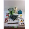 Image 1 : Christmas Tree Lights, Flower Vases, Rulers, Photo Paper, CD Envelopes and Cross