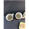 Image 5 : Hall Pottery Irish Coffee Mugs and Ceramic Juicer