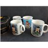 Image 2 : B & B Liquor Tin Box and (4) Ceramic Christmas Mugs