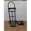 Image 1 : *(2) Pneumatic Wheels - 4.10/3.50-4 and Dolly - Cannot Ship