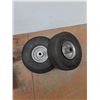 Image 4 : *(2) Pneumatic Wheels - 4.10/3.50-4 and Dolly - Cannot Ship