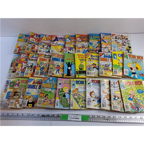 Vintage Archie's and Richie Rich Digest Magazines