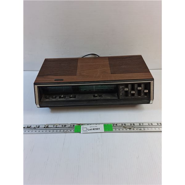 Vintage Stereo Radio Alarm - As Is