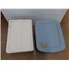 Image 3 : (2) Storage Totes with Lids - Pick up.  23 x 18 x 16"