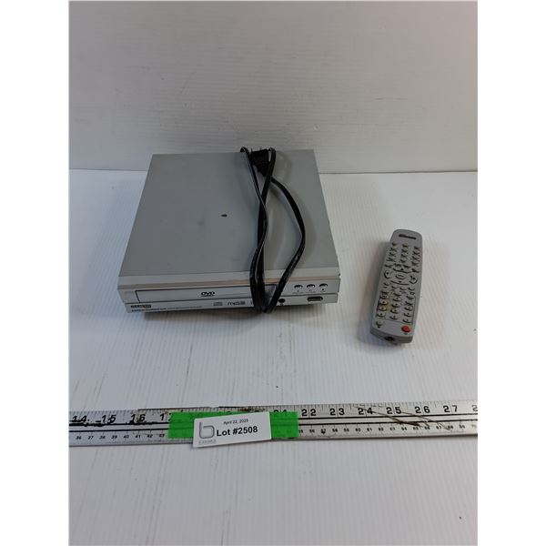 DVD/CD/MP3/CD-R/CD - RW Player with Remote - As Is