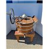 Image 1 : * Vintage Wood Hand-Crank Washing Machine - 25" x 41" - CANNOT SHIP, As Is