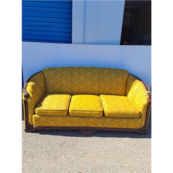 *** Vintage Upholstered Sofa - Some Wear, CANNOT SHIP, As Is