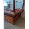Image 4 : *** Antique Wood & Glass Display Case - (Some Glass Missing, All Mirrored Doors There) - 70" x 28" x