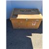 Image 1 : Wooden Storage Crate - 38.5" x 19.5" x 26.5" - CANNOT SHIP, As Is