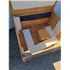 Image 3 : *** Wooden Black Storage Crate - 39.5" x 18.5" x 35.5" - CANNOT SHIP, As Is