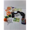 Image 2 : Kids' Toy Lot- Plastic Gun, Sunglasses, Card Tin, Misc.
