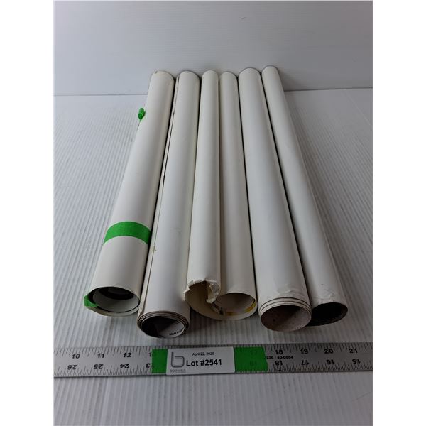 (2) Rhythm & News Signed Posters 35" Wide, (2) Cat Lusser Signed Posters 28" Tall