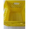 Image 2 : Dairyland Yellow Milk Crate