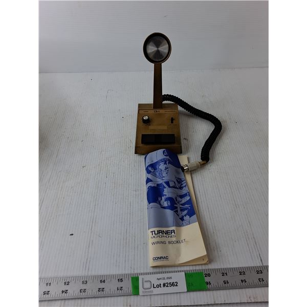 Vintage Turner Microphone, Untested