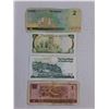 Image 2 : (4) Foreign Currency Bank Notes ($2 Fiji, 1L Jersey & Scotland, Chinese Yuan)