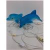 Image 2 : Pair of Squishy Dolphin Night Lights - Tested