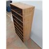 Image 4 : *Wooden 8 Tier Storage Cabinet - Cannot Ship