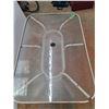 Image 2 : **Glass Top Patio Table - Cannot Ship