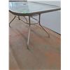 Image 4 : **Glass Top Patio Table - Cannot Ship
