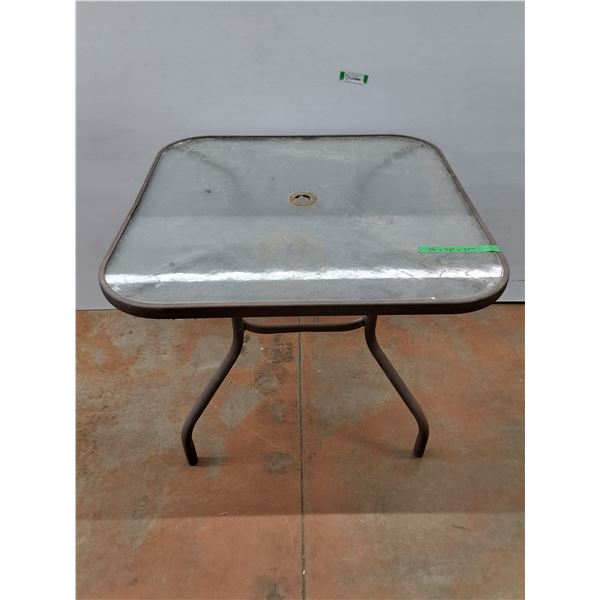 **Glass Top Patio Table - Cannot Ship