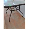 Image 4 : **Glass Top Patio Table - Cannot Ship
