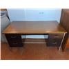 Image 1 : *Wood and Metal Desk - Cannot Ship