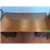 Image 2 : *Wood and Metal Desk - Cannot Ship