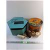 Image 1 : Fabres Hat Box, Riley's Tin Box and Various Threads