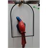 Image 1 : Paper Mache Parrot and Stand