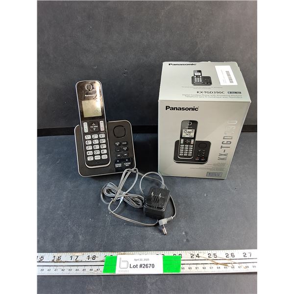 Panasonic Cordless Phone w/Answering Machine - Tested