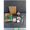 Image 1 : Tin Box, Nail Files, Scissors, Soap, Perfume and Misc