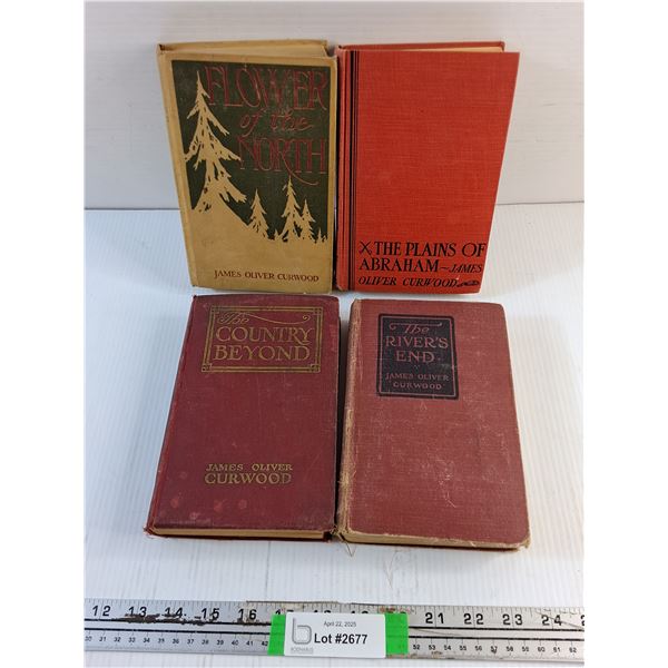 (4) Books by James Oliver Curwood