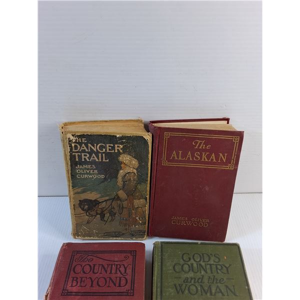 (4) Books by James Oliver Curwood