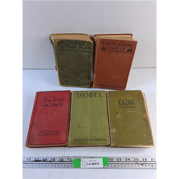 (5) Books by James Oliver Curwood