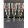 Image 2 : Set of 6 Budweiser Beer Glasses