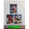 Image 1 : Upper Deck Grant Fuhr, Joe Sakic and Theoren Fleury Trading Hockey Cards - Cannot Authenticate