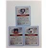 Image 2 : Upper Deck Grant Fuhr, Joe Sakic and Theoren Fleury Trading Hockey Cards - Cannot Authenticate