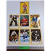 Image 1 : (7) Beehive Large Trading Hockey Cards - Johnny Bower, Red Kelly and Gerry Cheevers