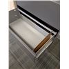Image 3 : Grey Metal Four Drawer Locking Filing Cabinet - 36" x 19" x 53" Tall - Has Keys - OFFSITE MUST PICK 
