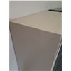 Image 7 : Beige Metal Four Drawer Locking Filing Cabinet - 36" x 19" x 53" Tall - NO Keys - OFFSITE MUST PICK 