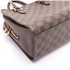 Image 4 : Louis Vuitton Damier Ebene Canvas Leather Triana Handbag