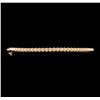 Image 3 : 0.54 ctw Diamond Bangle Bracelet - 14KT Rose Gold