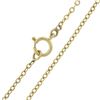 Image 6 : Vintage 14k Yellow Gold 0.30 ctw Bezel Diamond Chevron "V" Drop Collier Necklace