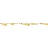 Image 5 : NEW Milor Italian 14K Yellow Gold Open Curb Link Bracelet w/ Puffed Dangle Charm