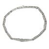 Image 6 : Antique Esemco 10k White Gold 0.03 ctw Diamond Milgrain Filigree Belly Bracelet