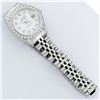 Image 6 : Rolex Ladies Quickset Stainless Steel White Diamond Lugs And Datejust Wristwatch