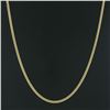 Image 4 : NEW Unisex Solid 14k Yellow Gold 3.4mm Miami Cuban Curb Link 24" Chain Necklace