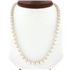 Image 1 : Cultured Pearl Strand Necklace w/ 14k White Gold Adjustable Length Cage Clasp